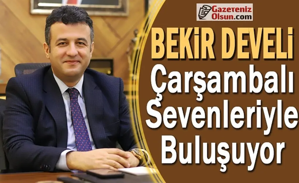 Bekir Develi Çarşambalı Sevenleriyle Buluşuyor