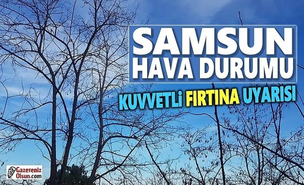 Samsun'da Kuvvetli Fırtına ve Sis Uyarısı
