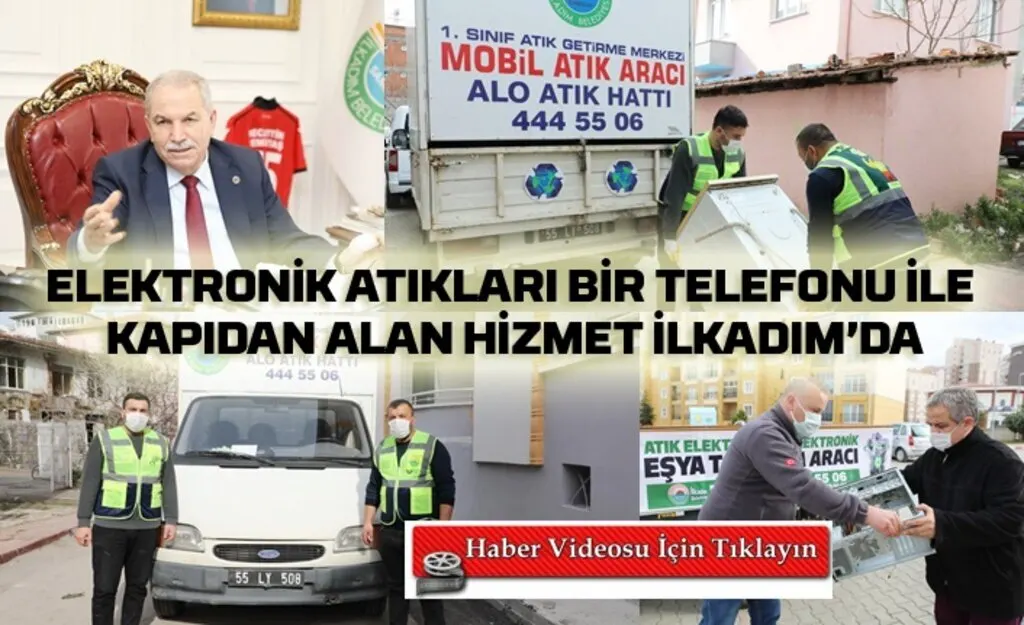 İlkadım Belediyesi'nden Mobil Atık Araç Hizmeti
