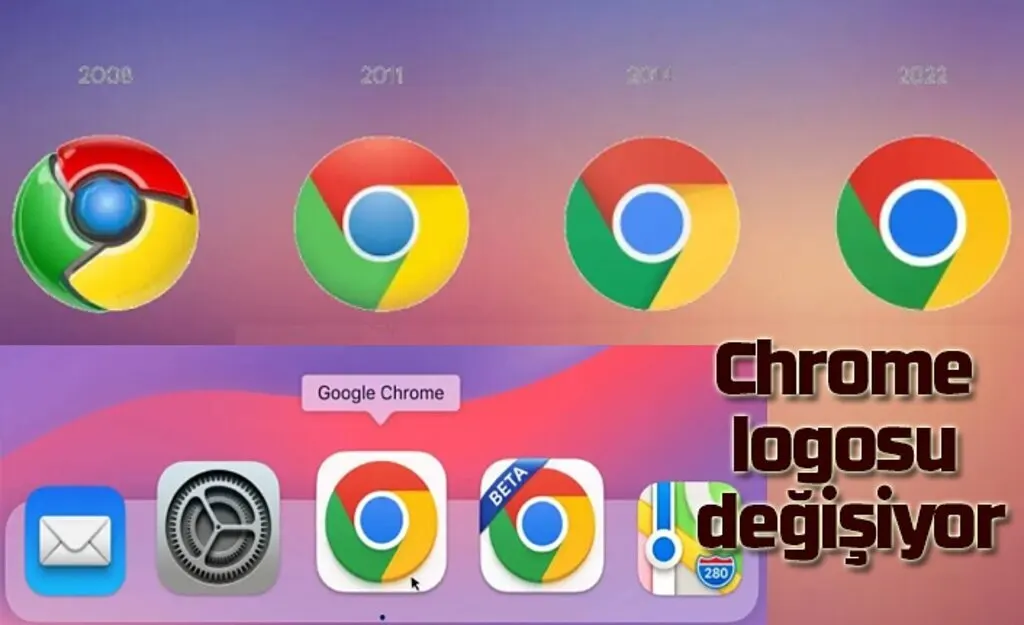 Google Chrome logosu değişiyor!