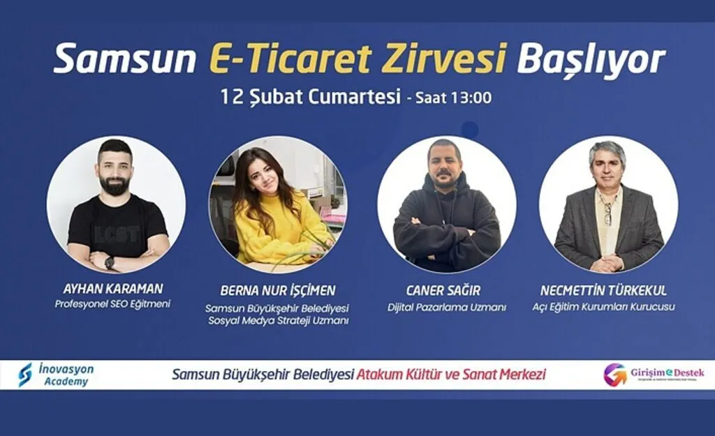 Samsun'da e-ticaret zirvesi yapılacak