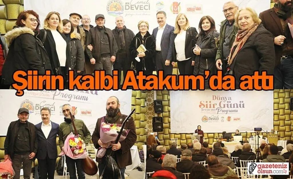 Şiirin kalbi Atakum’da attı! Atakum Haberleri