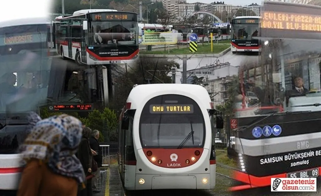 Dolmuş ücretleri ne kadar? Samsun toplu ulaşım ücretleri