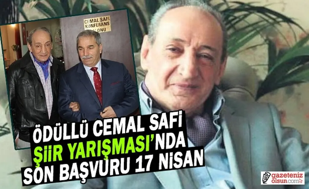 Cemal Safi Şiir yarışması'nda Son Başvuru 17 Nisan