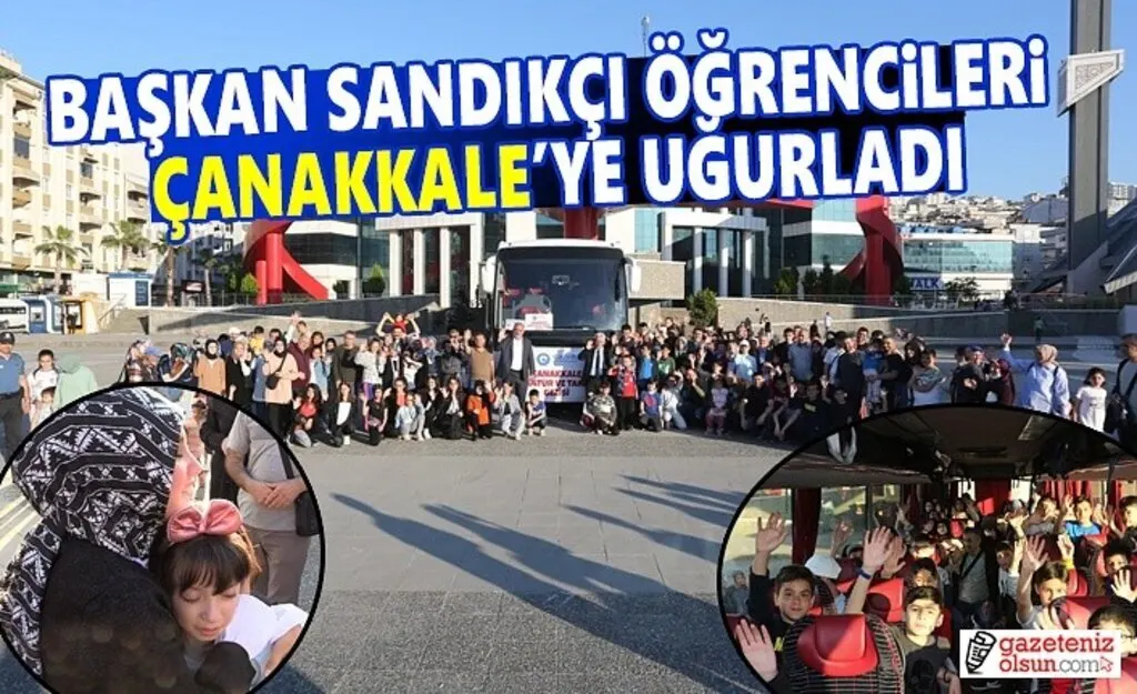 Başkan Sandıkçı Öğrencileri Çanakkale'ye Uğurladı