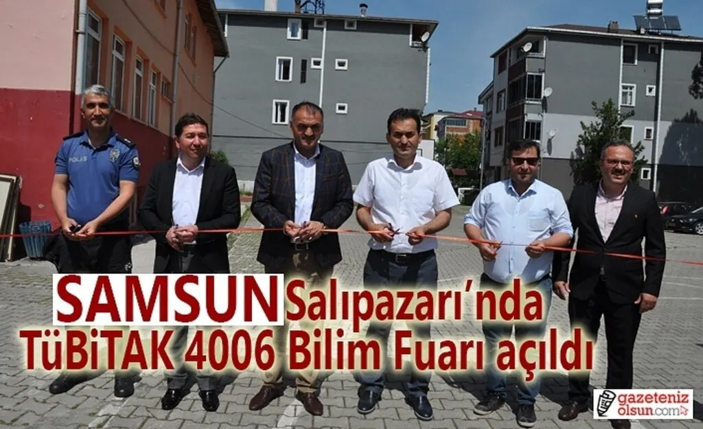 Salıpazarı'nda TÜBİTAK 4006 Bilim Fuarı açıldı
