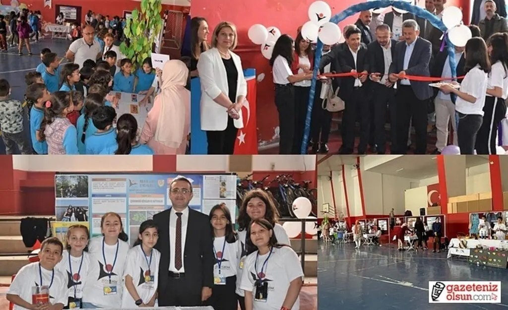 Tekkeköy'de Öğrencilerden Renkli Bilim Şenliği