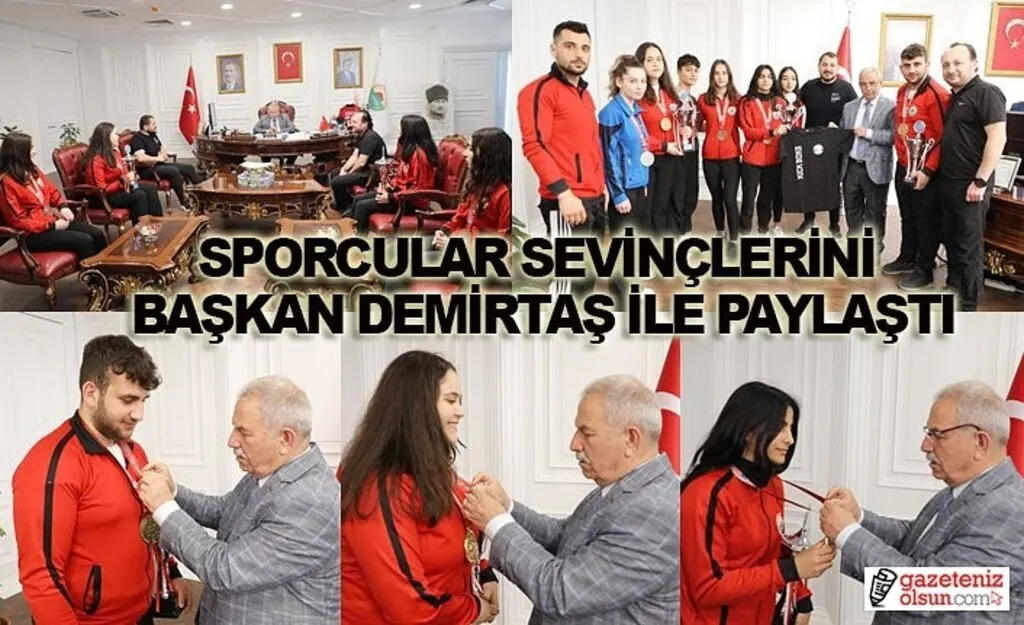 Başkan Demirtaş İlkadımlı sporcuları ödüllendirdi