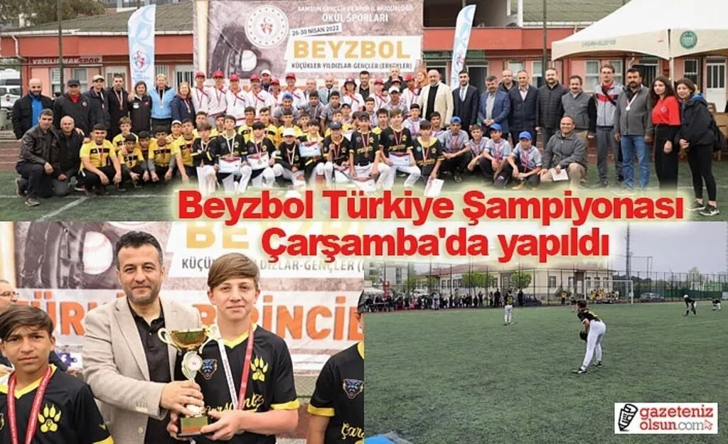 Beyzbol'da Çarşamba Fatih Ortaokulu'nun büyük başarısı