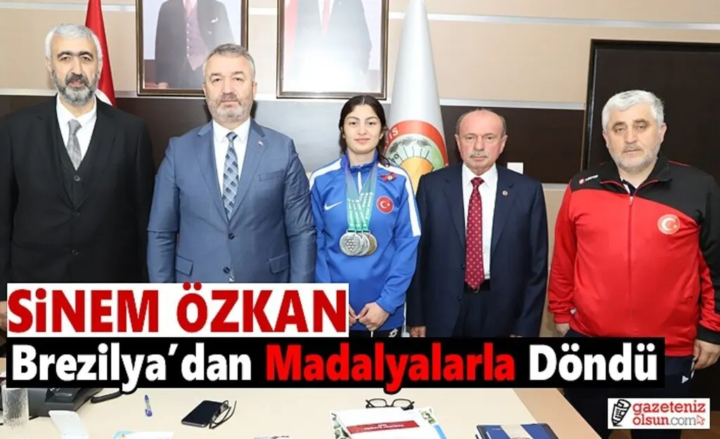Sinem Özkan Brezilya’dan Madalyalarla Döndü