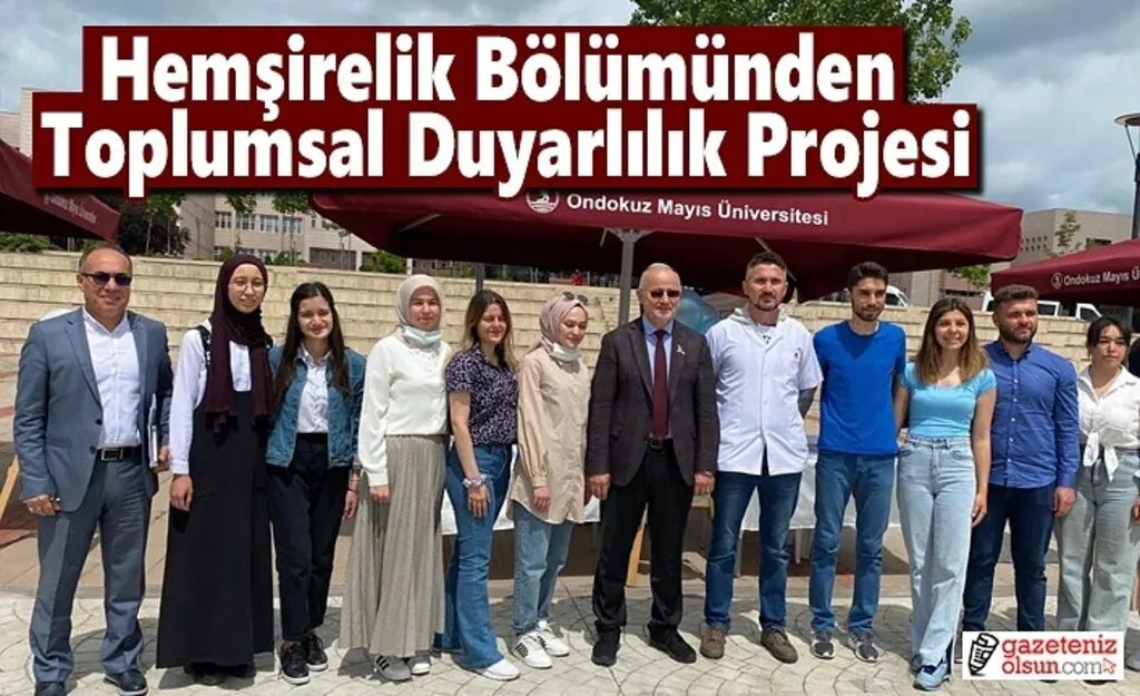 Hemşirelik Bölümünden Toplumsal Duyarlılık Projesi