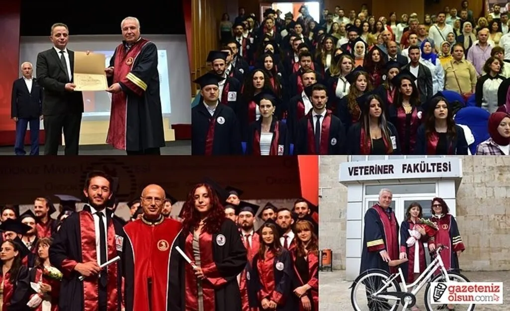 Veteriner Fakültesinde Mezuniyet Coşkusu