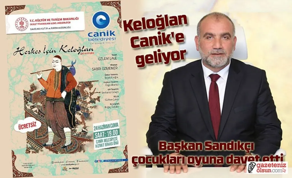 Keloğlan Canik'e geliyor! Başkan Sandıkçı'dan davet var