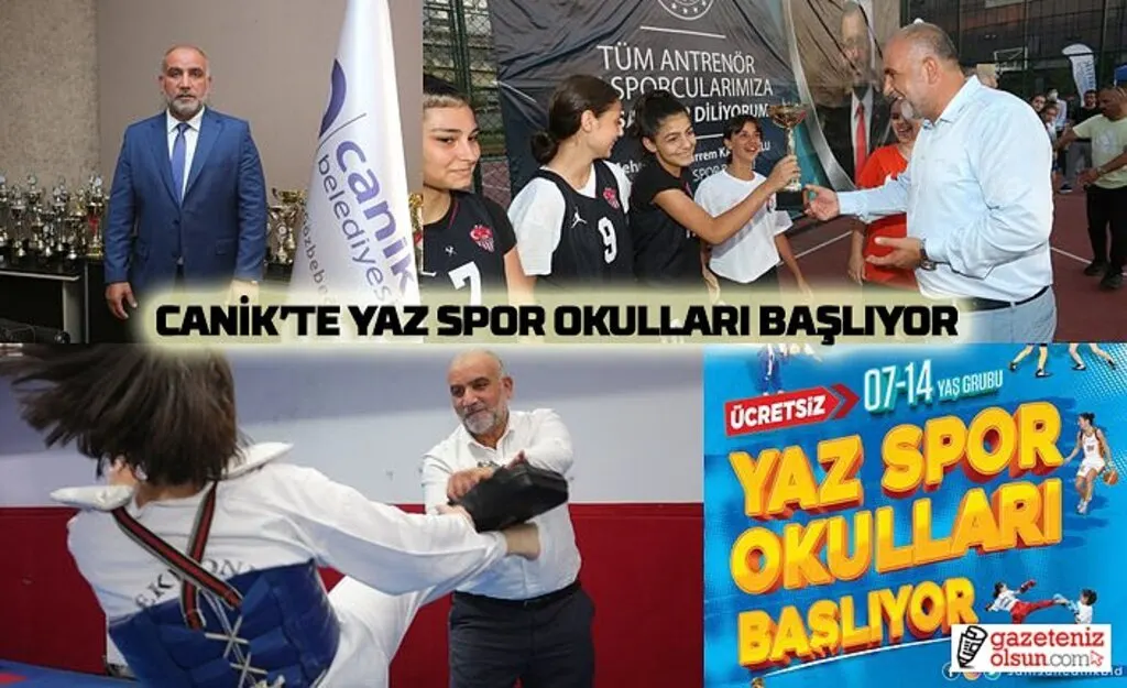 Canik Yaz Spor Okulları’nda kayıtlar başladı
