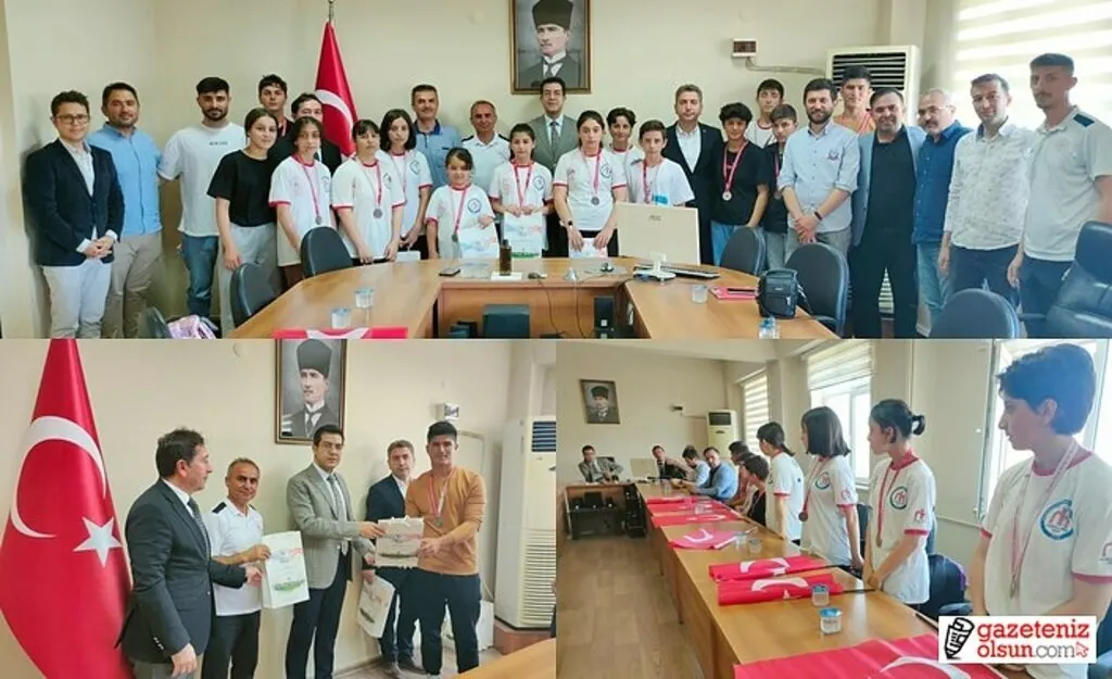 Kaymakam Öz Şampiyonları Ağırladı