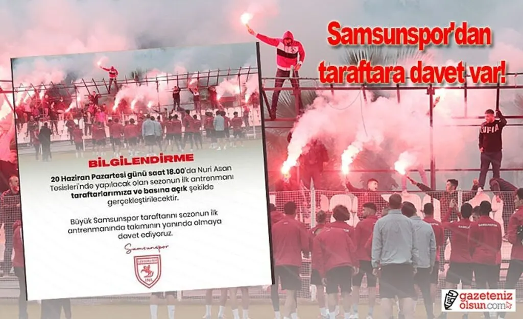 Samsunspor'dan taraftara davet var!