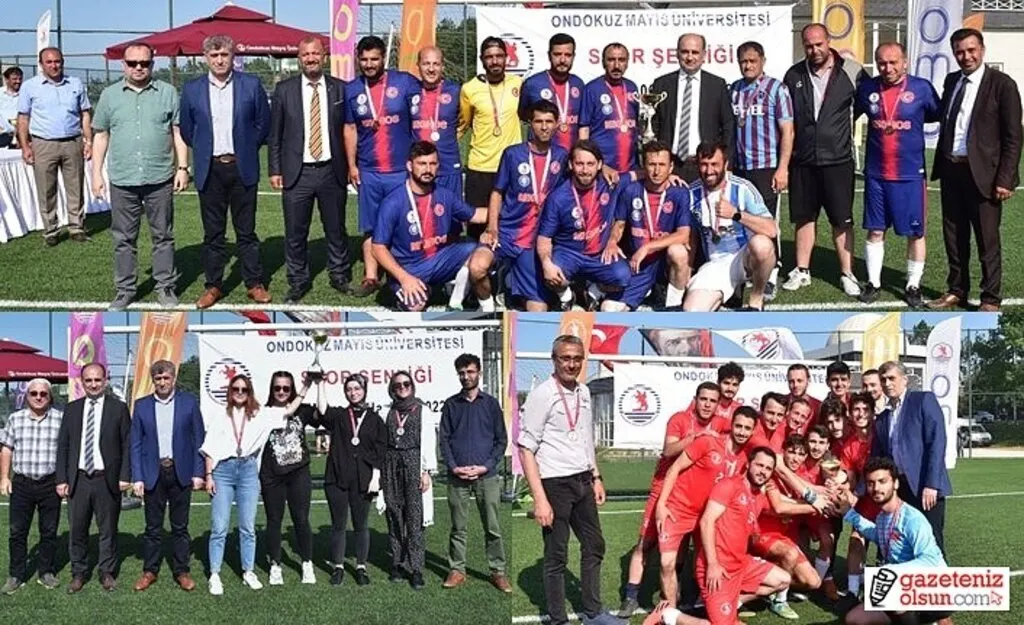 Spor Şenliği’nde Dereceye Giren Takımlar Kupalarını Kaldırdı