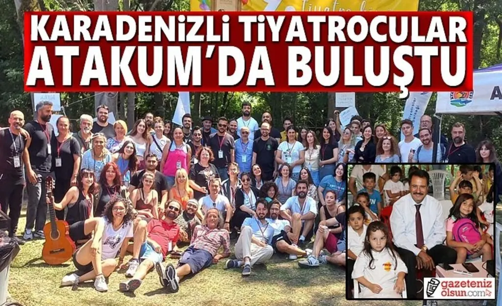 Karadenizli tiyatrocular Atakum’da buluştu
