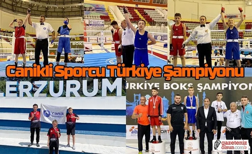 Canikli Sporcu Mübeyyin Parlak Türkiye Şampiyonu oldu