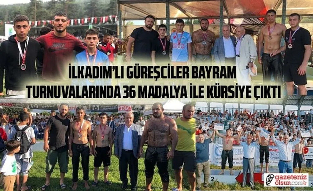 İlkadımlı Güreşçilerden büyük başarı