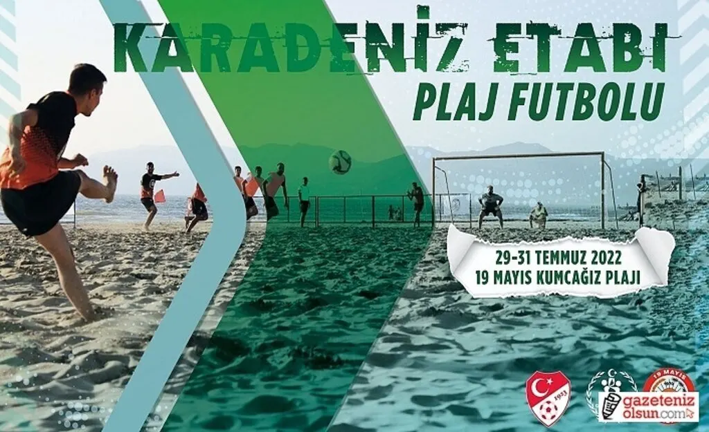 Plaj Futbolu Karadeniz Etabı Samsun'da düzenlenecek