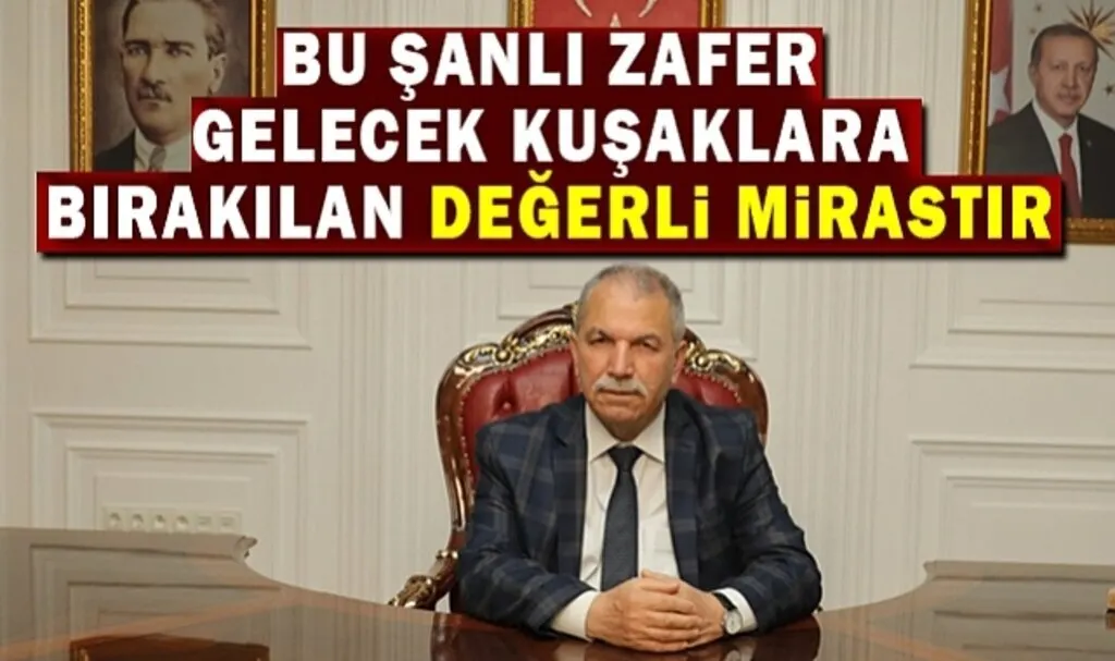 Başkan Demirtaş 30 Ağustos Zafer Bayramı Mesajı Yayımladı