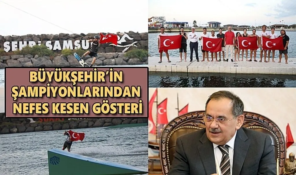 Büyükşehir'in şampiyonlarından nefes kesen gösteri
