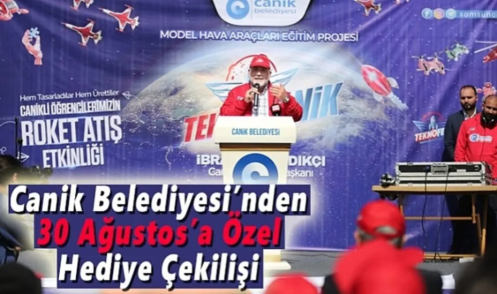 Canik Belediyesi’nden 30 Ağustos’a Özel Hediye Çekilişi