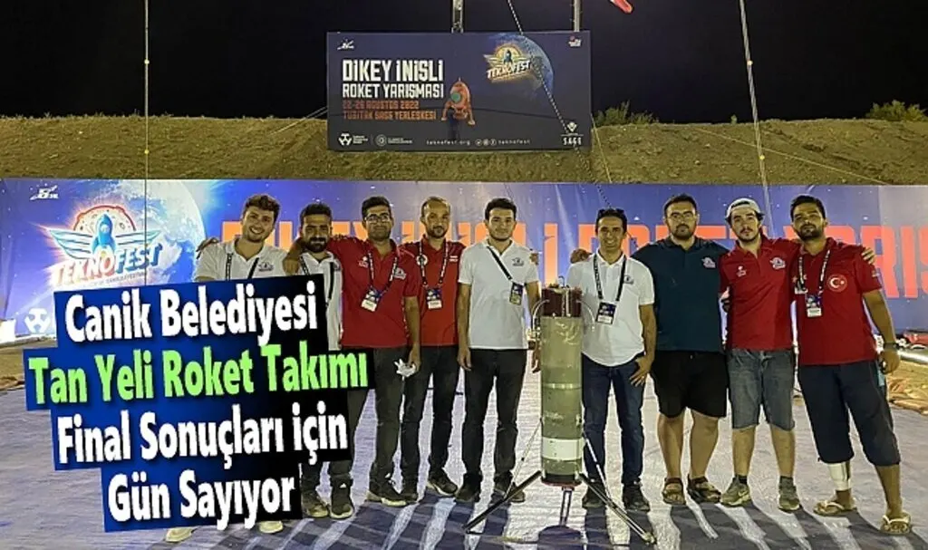 Canik Belediyesi Tan Yeli Roket Takımı Hazır
