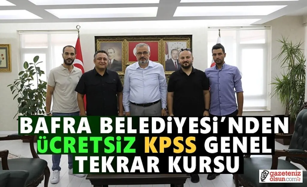Bafra Belediyesi'nden Ücretsiz KPSS Genel Tekrar Kursu