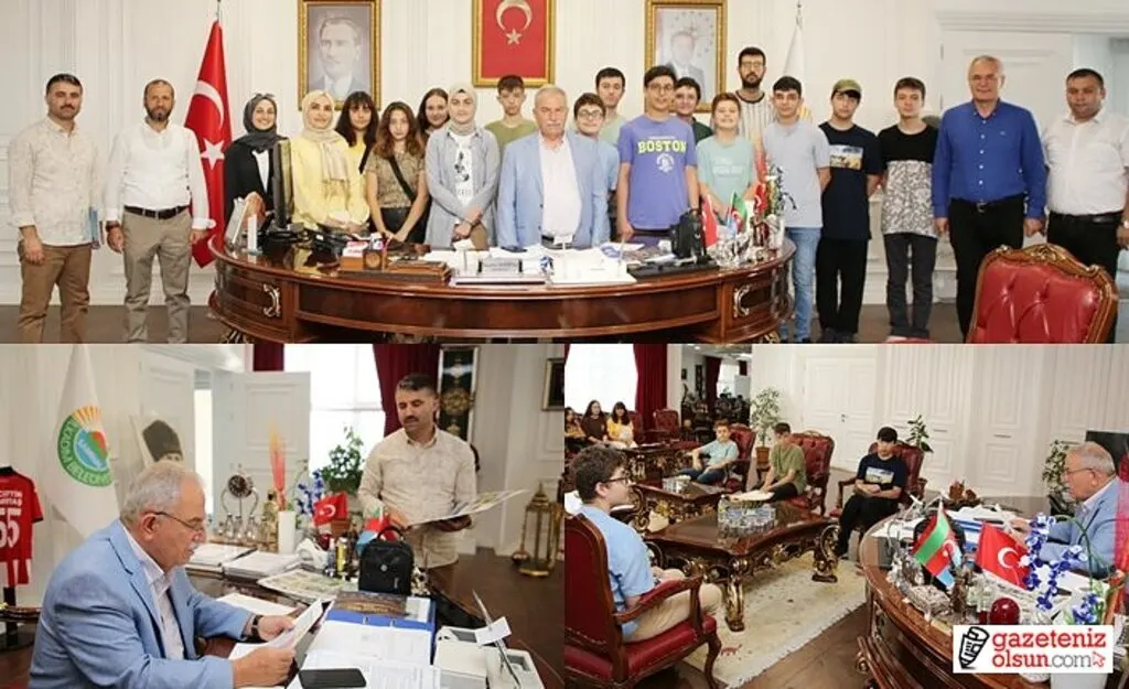 Başarılı öğrenciler mutluluklarını Başkan Demirtaş ile paylaştı