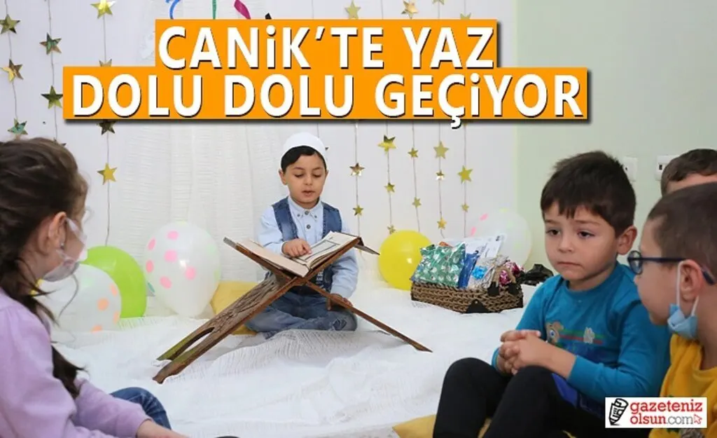 Canik’te Yaz Dolu Dolu Geçiyor