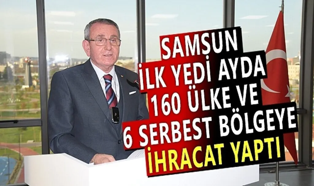 Samsun İhracatta büyük artış gösterdi
