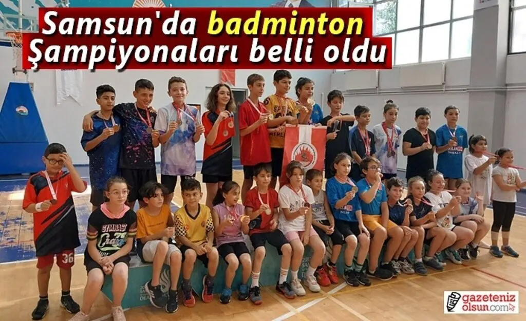 Samsun'da badminton şampiyonaları belli oldu