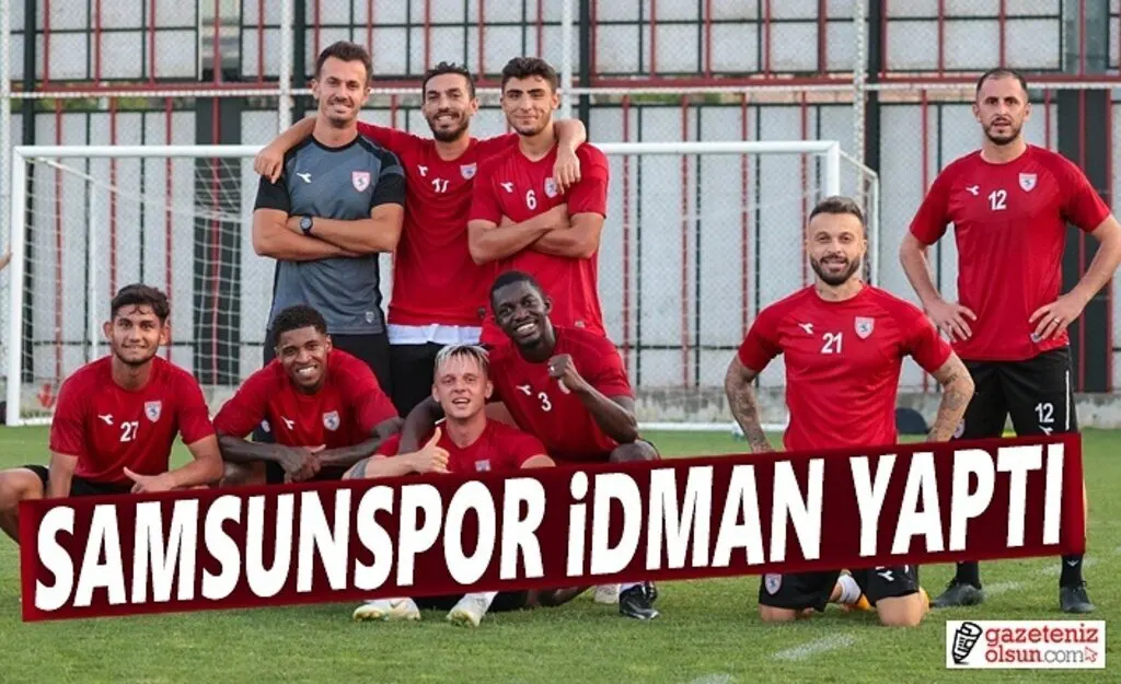 Samsunspor İdman Yaptı