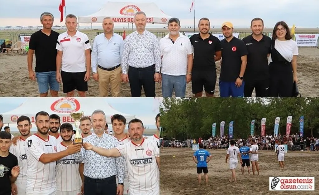 TFF Plaj Futbolu Karadeniz Etabı 19 Mayıs İlçesinde Düzenlendi