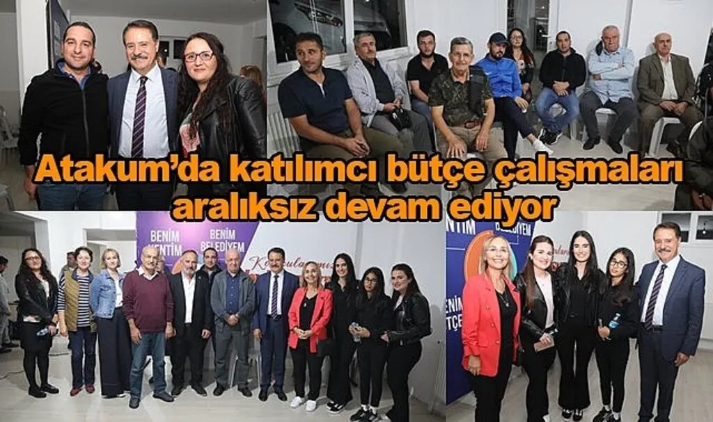 Atakum’da katılımcı bütçe çalışmaları aralıksız devam ediyor