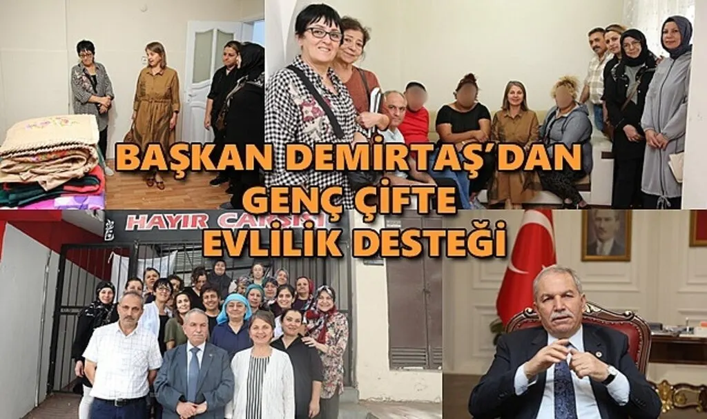 Başkan Demirtaş'dan genç çifte evlilik desteği