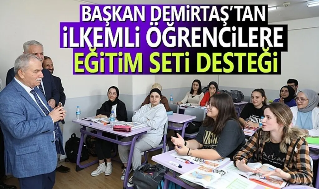 Başkan Demirtaş'tan Öğrencilere Müjde