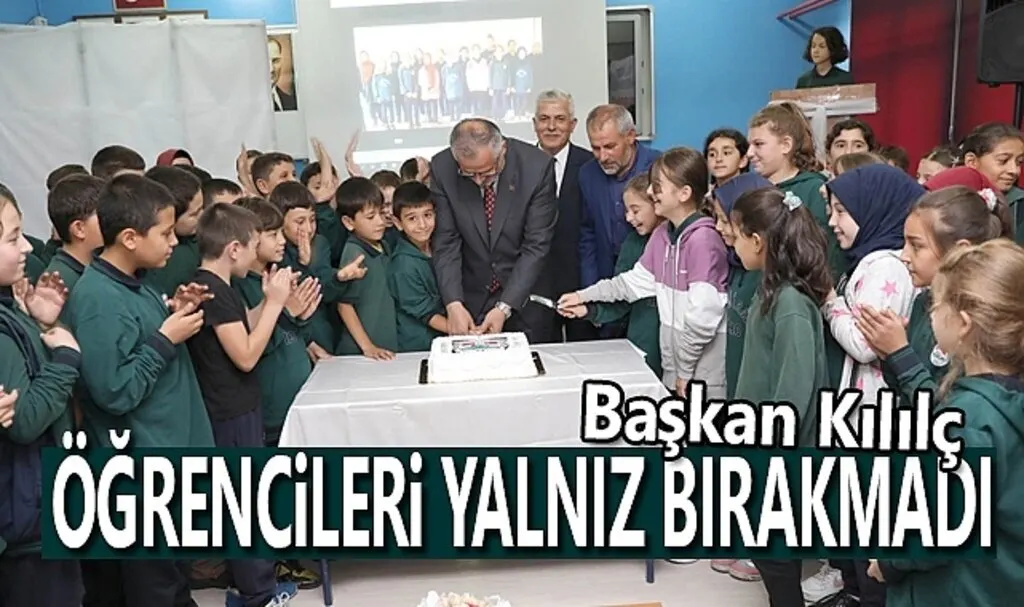 Başkan Kılıç Öğrencileri Yeni Eğitim Döneminde de Yalnız Bırakmadı