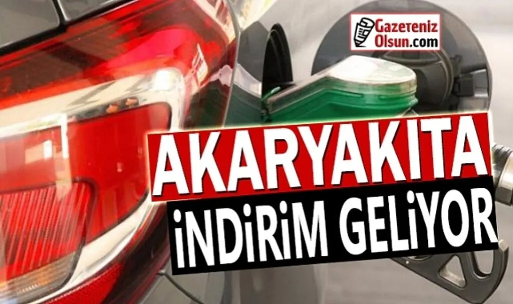 Benzin ve motorine indirim geliyor
