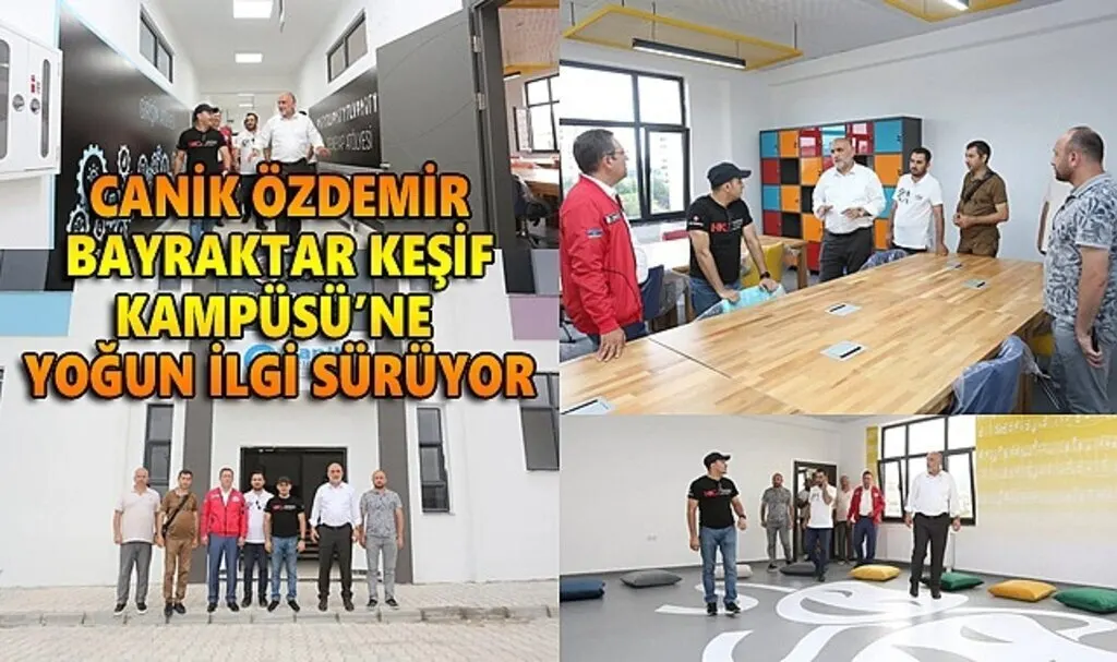 Canik Özdemir Bayraktar Keşif Kampüsü'ne Yoğun İlgi Sürüyor