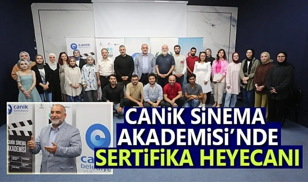 Canik Sinema Akademisi’nde sertifika töreni düzenlendi