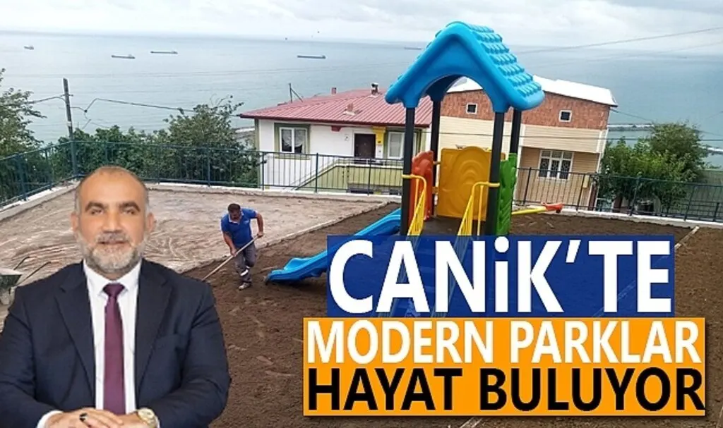 Canik’te Modern Parklar Hayat Buluyor