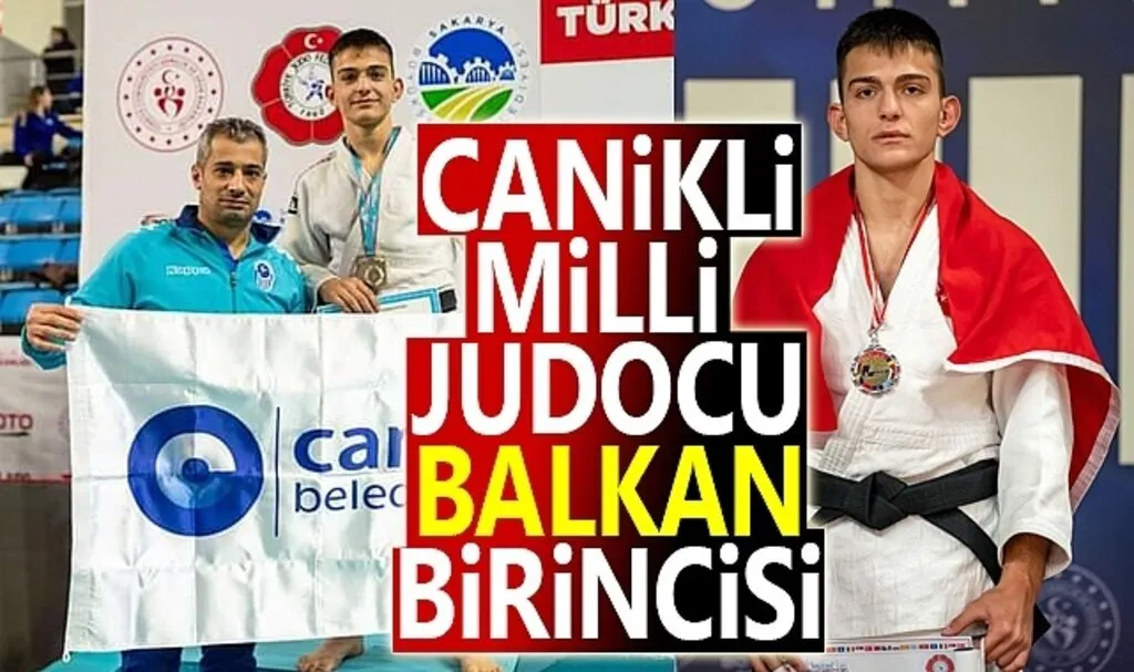 Canikli Milli Judocu Balkan İkincisi