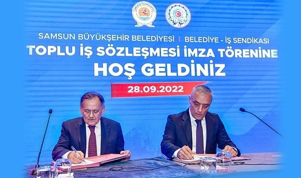Samsun Büyükşehir’de toplu sözleşme! işçilerin maaş zammı belli oldu