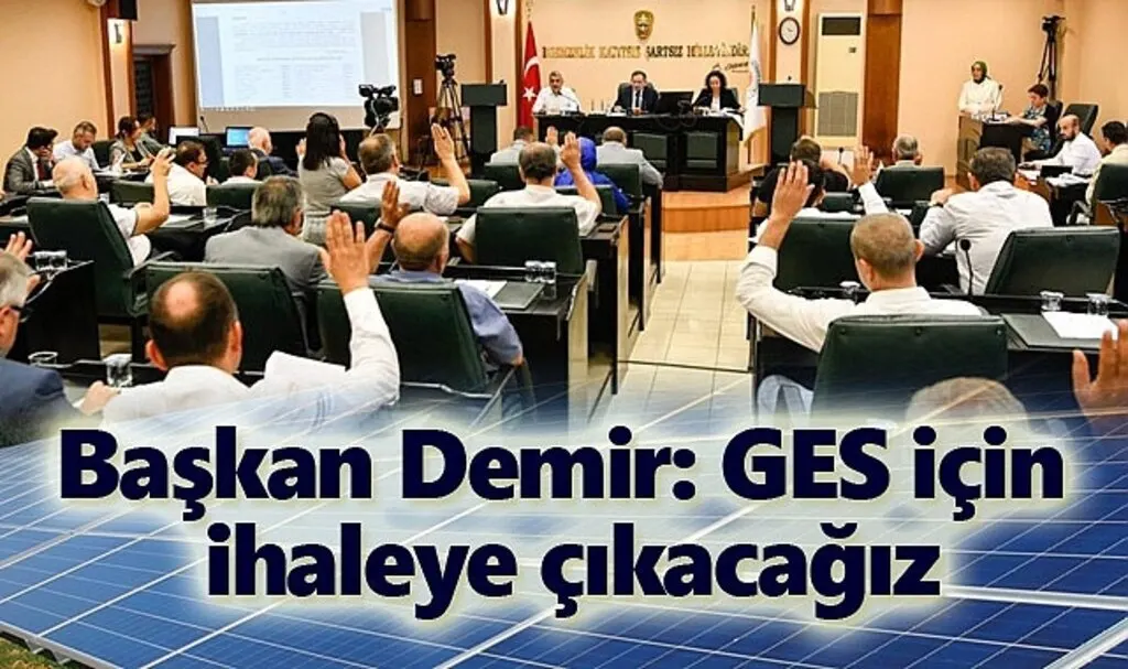 Samsun'da GES ihaleye çıkıyor! Makul fiyat gelmezse belediye yapacak
