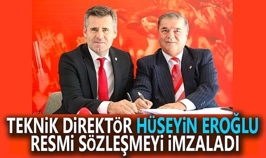 Samsunspor Teknik Direktörü Hüseyin Eroğlu İmzayı Attı