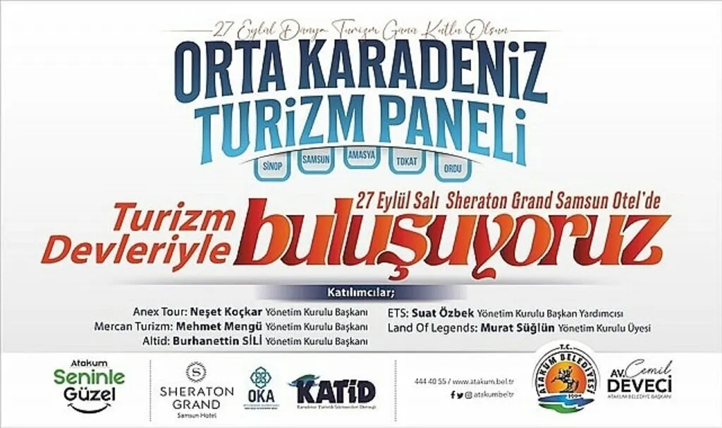Turizm sektör temsilcileri Samsun'da buluşacak!