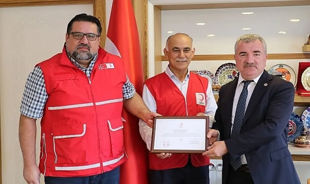 Türk Kızılay Samsun Kan Bağışı Merkezinden Başkan Özdemir’e teşekkür
